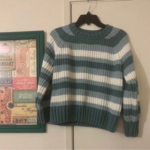 Cozy Blue Stripped Sweater
